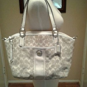 COACH Signature C print satchel